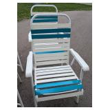 Vinyl Strap Patio Chair Set