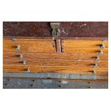 Vintage Wood and Metal Tool Box