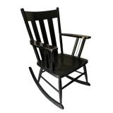 Vintage Black Rocking Chair