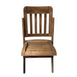 Vintage Wooden Folding Chair