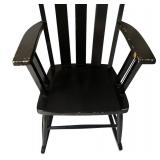 Vintage Black Rocking Chair
