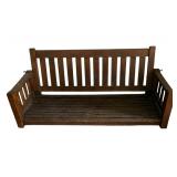 Vintage Wooden Porch Swing