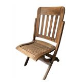 Vintage Wooden Folding Chair