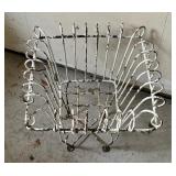 Vintage Scrolled Metal Planter Stand