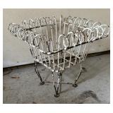 Vintage Scrolled Metal Planter Stand