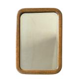 Vintage Oak Wall Mirror