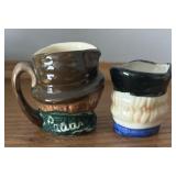 Six Vintage Toby Mugs