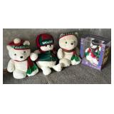 Plush Santa Bears, Snowden Bear and More!