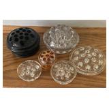 Variety of Floral Frogs