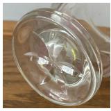 Lovely Rose Motif Glass Vase