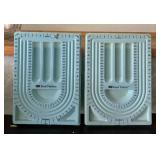 Two Bead Palettes with Beads