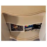 Vintage Painted Wood Console Cabinet