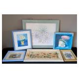 Decorative Framed Floral Prints