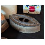 Vintage Crocks and Metal Irons