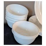 Assorted White Corelle Dishes