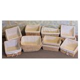 Assorted Woven Storage Baskets