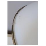 Vintage Painted Glass Globe Lamp