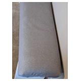 Vinyl Upholstered Wood Bench