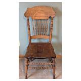 Vintage Pressed Back Side Chair