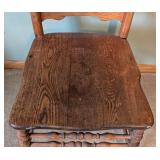 Vintage Pressed Back Side Chair