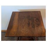 Antique Oak Parlor Table