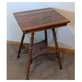 Antique Oak Parlor Table