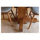 Holland House Oak Dining Table Set