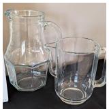 Assorted Pitchers and Glassware Sets