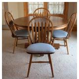 Holland House Oak Dining Table Set