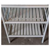 Painted White Wood Shelf