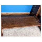 Vintage Oak Arts and Crafts Oak Pedestal Desk / Vintage Oak Mission Style Library Table