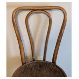 Vintage Curved Back Side Chair