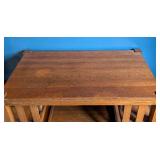 Vintage Mission Style Oak Writing Desk