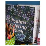 Large Variety of Adult Coloring Books and Markers/Pencils