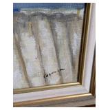 Scenic Tropical Framed Oil Painting