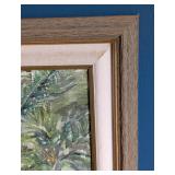 Scenic Tropical Framed Oil Painting