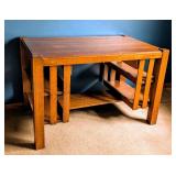 Vintage Mission Style Oak Writing Desk