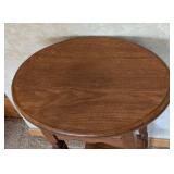 Petite Vintage Wood Accent Table