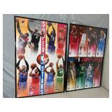 2 Old NBA Super Stars Posters Featuring Kobe Bryant