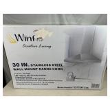 New Winflo Stainless Steel 30 In Wall Mount Range Hood