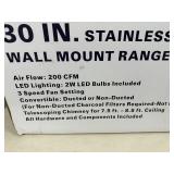 New Winflo Stainless Steel 30 In Wall Mount Range Hood