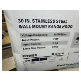 New Winflo Stainless Steel 30 In Wall Mount Range Hood
