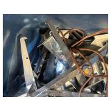 3 Totes of Retail Display Hooks, Slat Wall Hooks, Pegs, Shelf Brackets, Etc