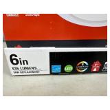 4 New LED 6 inch Surface Downlight Light Fixtures