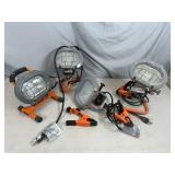 Assorted Halogen Work Lights