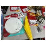 Assorted Hardware, Door Knobs, Smoke Detectors, and More