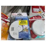 Assorted Hardware, Door Knobs, Smoke Detectors, and More