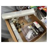 Assorted Hardware, Door Knobs, Smoke Detectors, and More