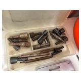 Bucket of Hand Tools, Hardware, Clamps, and More