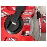 New Milwaukee 100 ft Tape Measure and 25 ft Fish Tape
